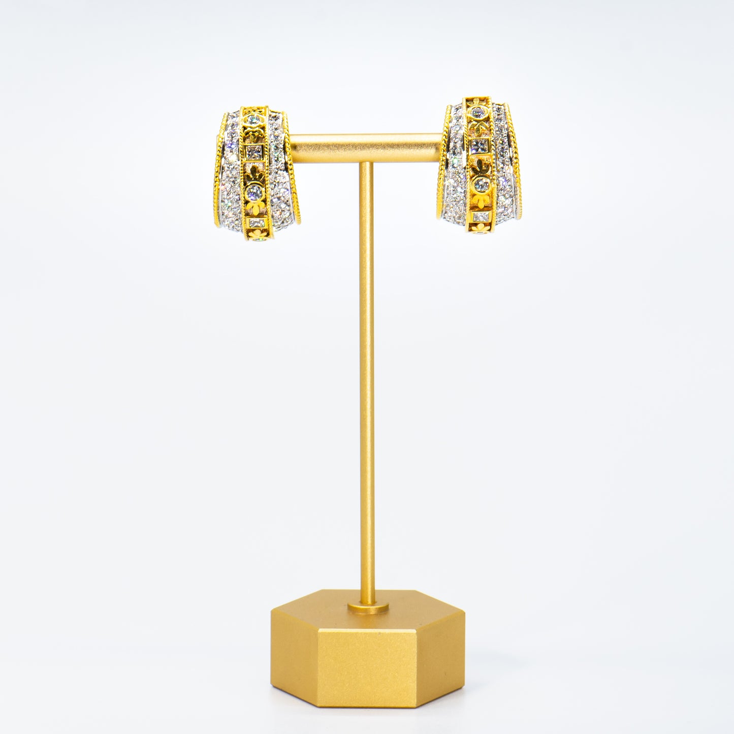 Sparkling Diamond Earrings