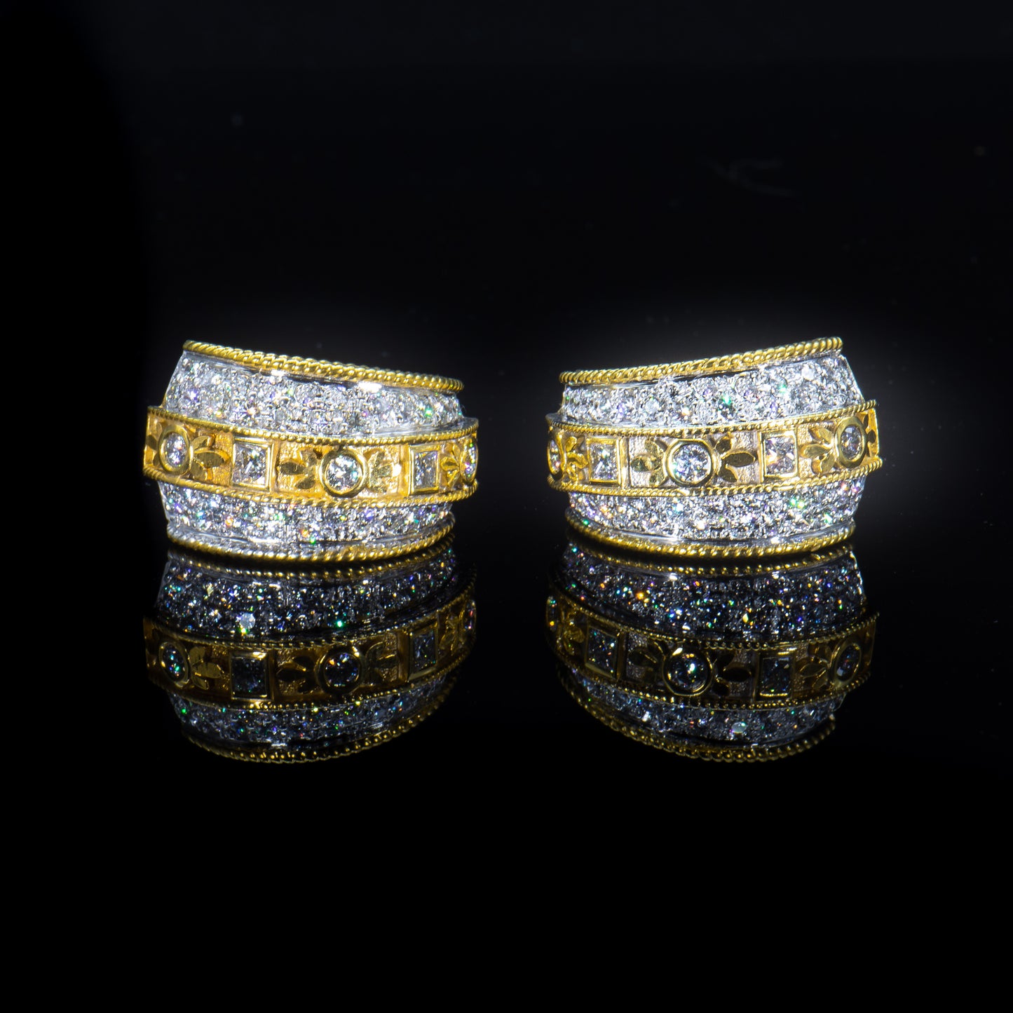 Sparkling Diamond Earrings