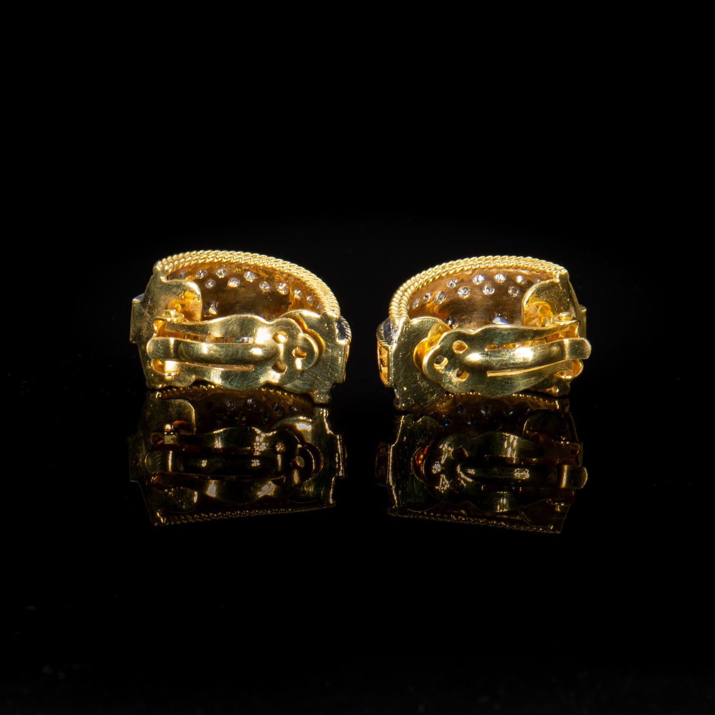 Sparkling Diamond Earrings