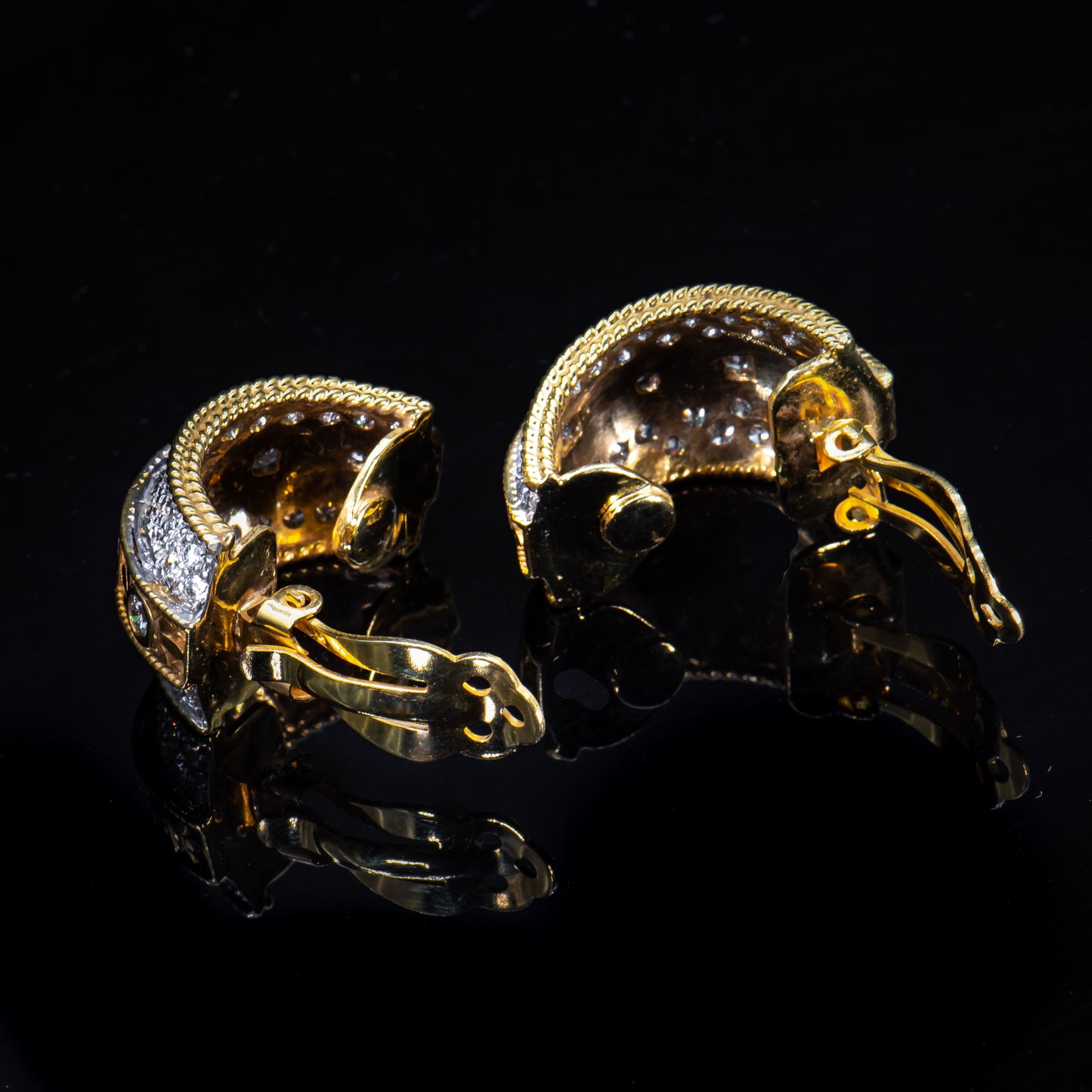 Sparkling Diamond Earrings