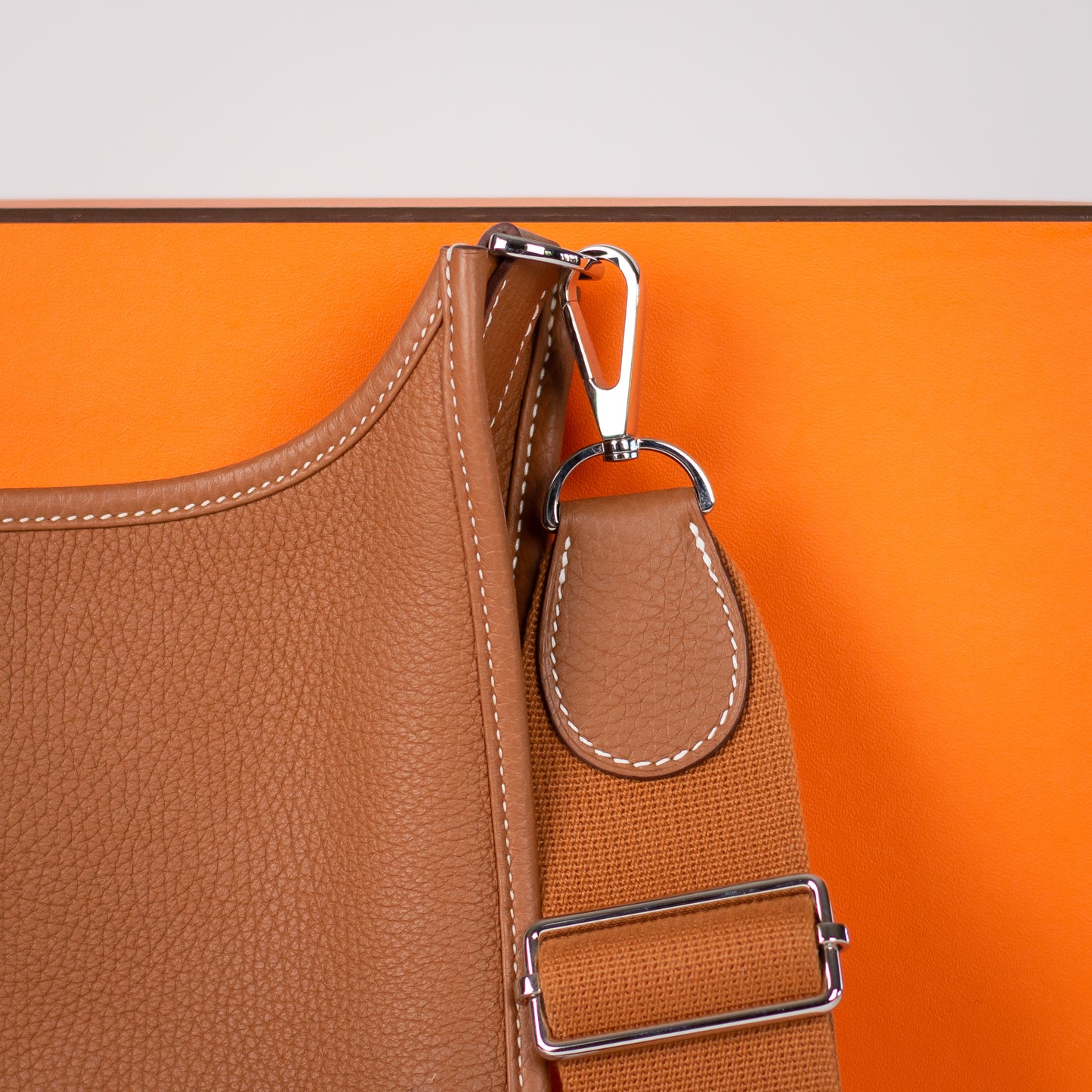 Hermes Taurillon Clemence Leather Evelyne III PM Bag NIB