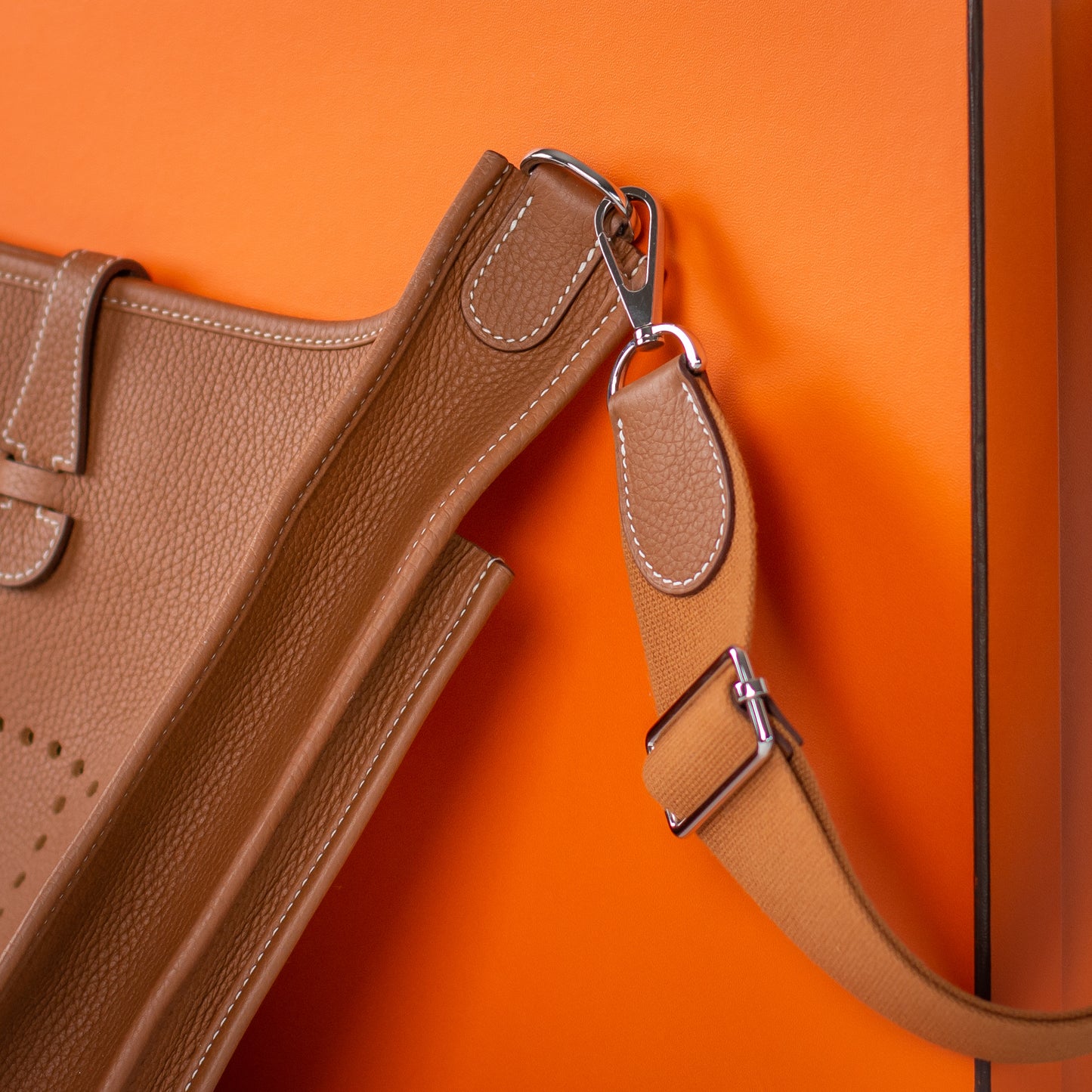 Hermes Taurillon Clemence Leather Evelyne III PM Bag NIB